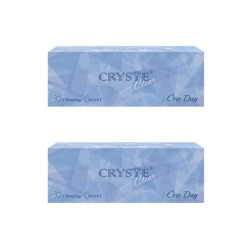 晶瞳〈CRYSTE〉透明日拋隱形眼鏡【30片裝】2盒